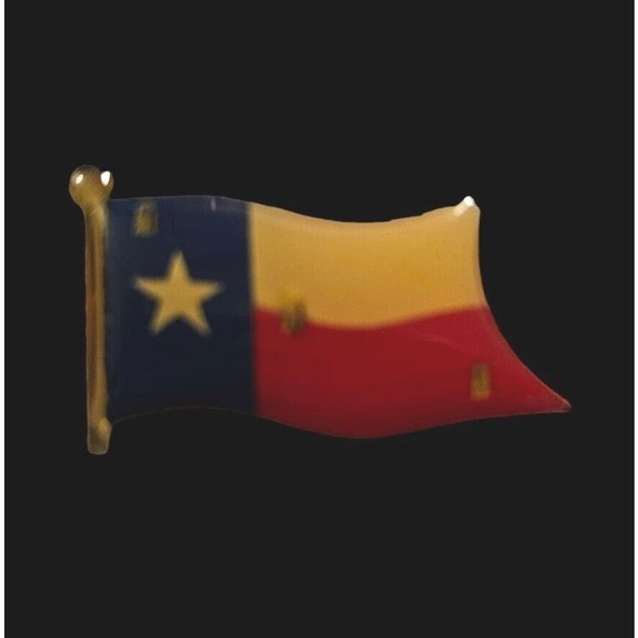 Magnetic Flashers USA Flag Texas Clip Light Up Magnet Brooches July 4th - Picture 5 of 9